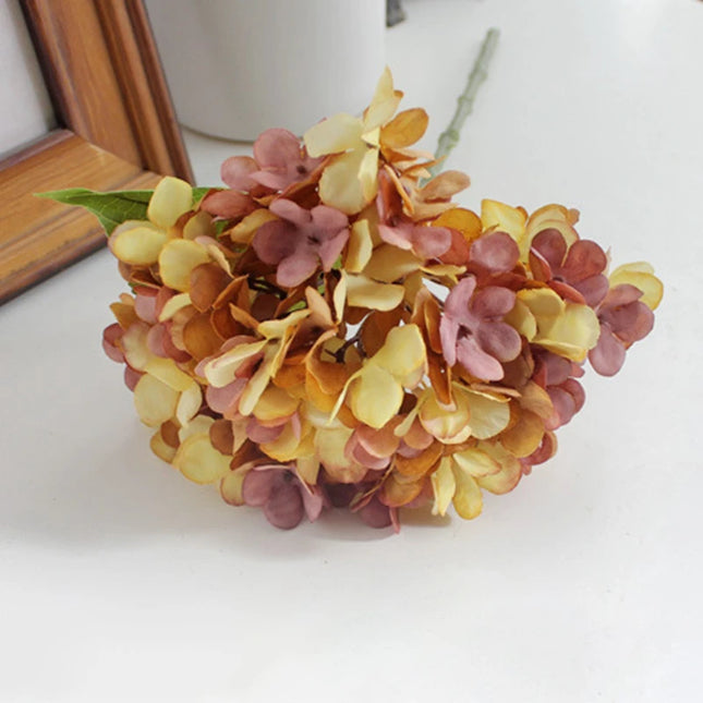 SMR Silk Hydrangea Artificial Flowers Vase For Home Decor by zapcart