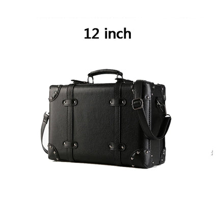 LEINASEN Retro Luggage Set Spinner Women 24 Inch Trolley by zapcart