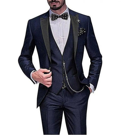 Solovedress Mens Slim Burgundy Tuxedo Wedding Suits by zapcart