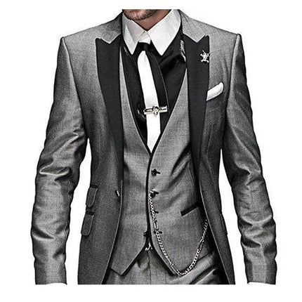 Solovedress Mens Slim Burgundy Tuxedo Wedding Suits by zapcart