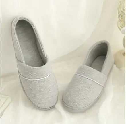 Women Cotton Slippers Thermal Padded Soft Outsole Cozy by zapcart