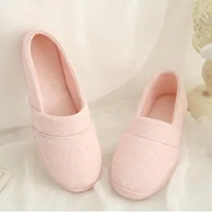 Women Cotton Slippers Thermal Padded Soft Outsole Cozy by zapcart