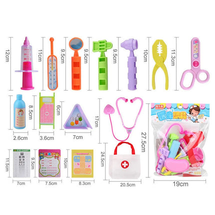 Lee's Sharing 16Pcs Realistic Pretend Doctor Kit For Kids by zapcart