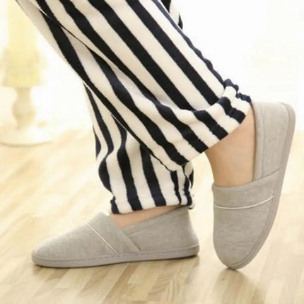 Women Cotton Slippers Thermal Padded Soft Outsole Cozy by zapcart