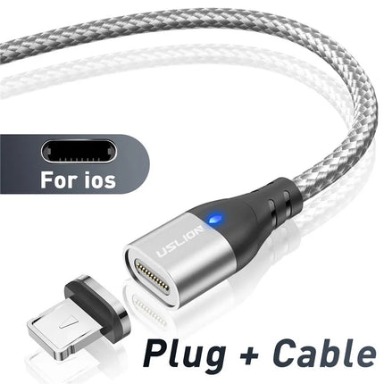 USLION Magnetic Charger Cable For iPhone Fast Charge by zapcart