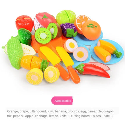 Educational Kids Kitchen Cutting Fruit Set 6 10 13 24 Pcs by zapcart