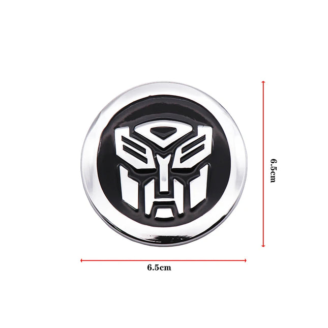 Transformers 3D Metal Car Badge Bold Alloy Logo For Cars by zapcart