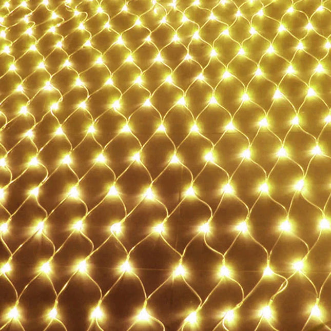 WHATOOK LED Net String Lights 3x2m And 6x4m Outdoor Decor by zapcart