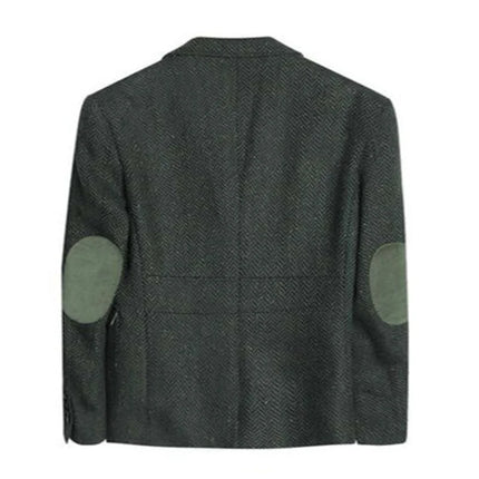 Mens Herringbone Wool 3 Piece Suit By CN Jiangsu Slim Fit by zapcart