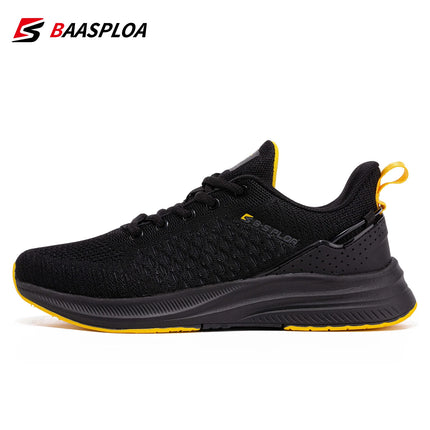 BAASPLOA Men Breathable Mesh Running Shoes Non Slip Comfort by zapcart