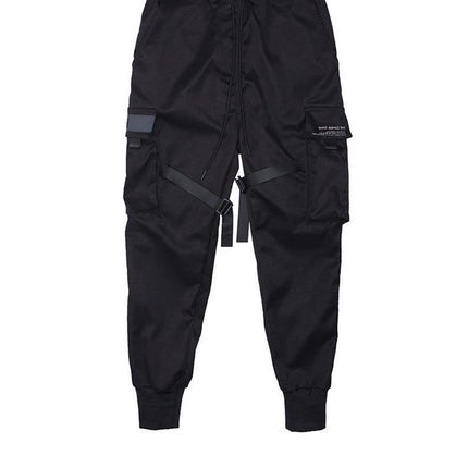 Misnikicn Mens Streetwear Harem Joggers Oversized Pockets by zapcart