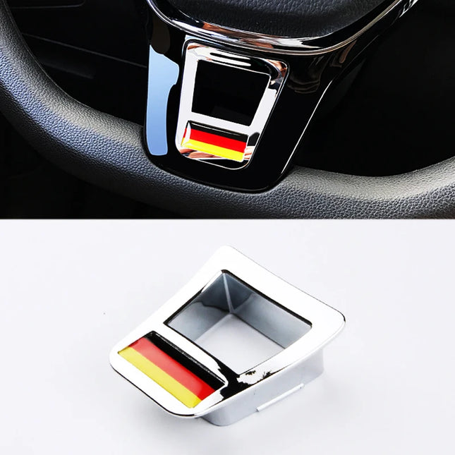 VW T Roc ABS Steering Wheel Badge Emblem Premium For Owners by zapcart