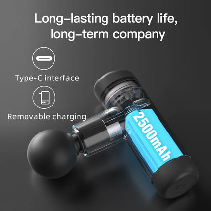 Booster Mini X Massage Gun For Athlete Back And Neck Relief by zapcart