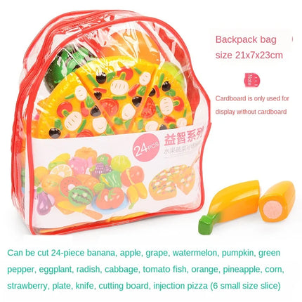 Educational Kids Kitchen Cutting Fruit Set 6 10 13 24 Pcs by zapcart