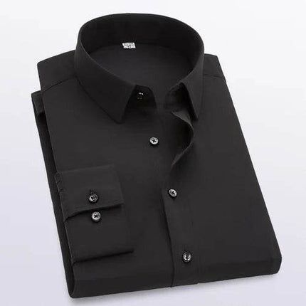 Qj Cinga Men Slim Fit Formal Shirt Square Collar 5XL by zapcart