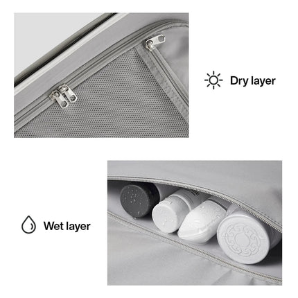 Mixi Wide Handle Luggage Unisex Spinner TSA Hardside 20 24 by zapcart