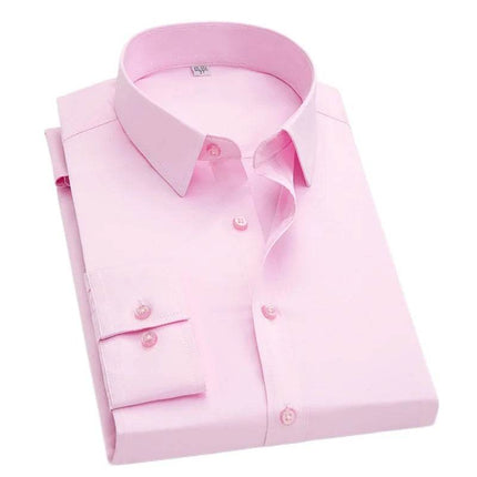 Qj Cinga Men Slim Fit Formal Shirt Square Collar 5XL by zapcart