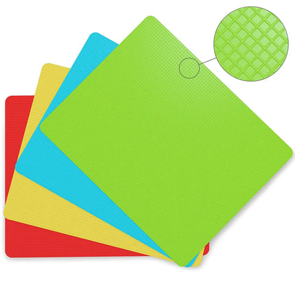 Leeseph Flexible Non Slip Chopping Block Set Of 4 Mats Pro by zapcart