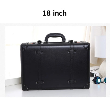 LEINASEN Retro Luggage Set Spinner Women 24 Inch Trolley by zapcart