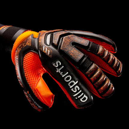 Goalkeeper Gloves Non Slip Latex Finger Protection Adults by zapcart