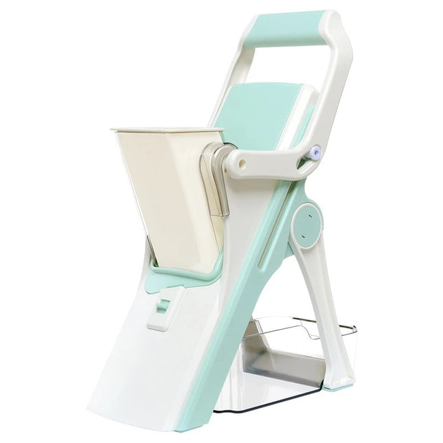 LMETJMA Adjustable Mandoline Slicer Stainless Steel Vegetable Slicer Julienne Safe Vegetable Dicer Onion Carrot Slicer KC0420 by zapcart