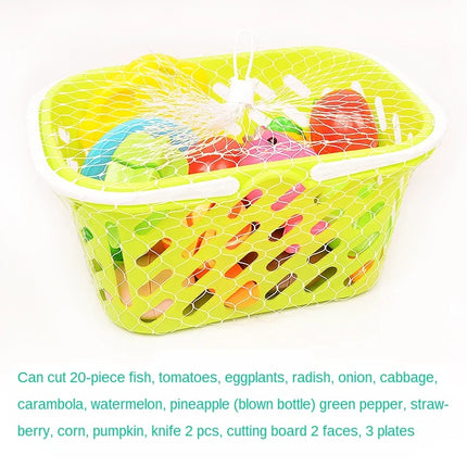 Educational Kids Kitchen Cutting Fruit Set 6 10 13 24 Pcs by zapcart