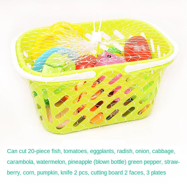 Educational Kids Kitchen Cutting Fruit Set 6 10 13 24 Pcs by zapcart