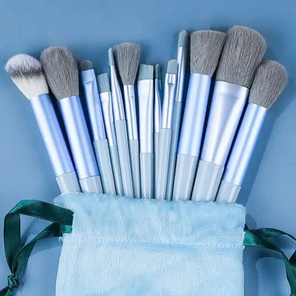 13Pcs Professional Makeup Brushes Set Soft Fluffy For All by zapcart