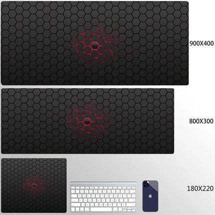 OLNYLO Premium Geometric Gaming Mousepad For Gamers 900x400 by zapcart