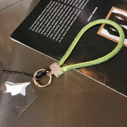 CN Unisex Cell Lanyard Pendant With Rhinestone Diamonds by zapcart