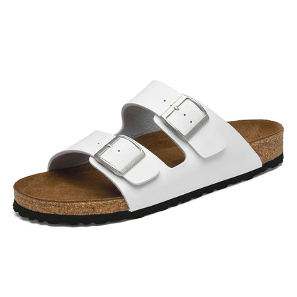 Cymercan Men Leather Sandals Breathable Antiskid Comfort by zapcart