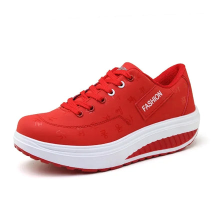 YBQJOO Women Platform Sneakers Plus Size All Day Comfort by zapcart