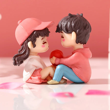 Hign-concerned Miniature Couple Figurines Wedding Gift by zapcart