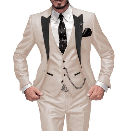 Solovedress Mens Slim Burgundy Tuxedo Wedding Suits by zapcart