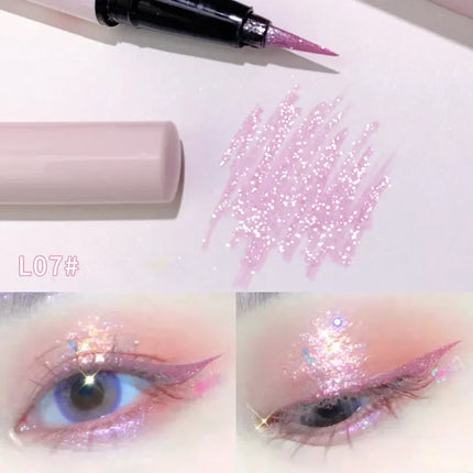 Glitter Eyeliner Pencil Long Lasting Waterproof Women by zapcart