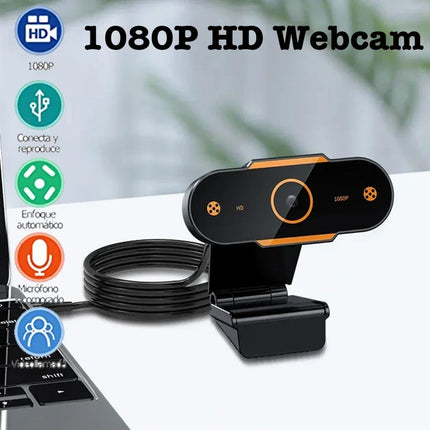 AEVYVKV 1080P HD Webcam Auto Focus With Mic For Video Calls by zapcart