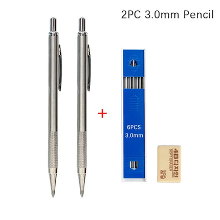 Mechanical Pencil Set 0.3 to 2.0mm Full Metal for Artists by zapcart