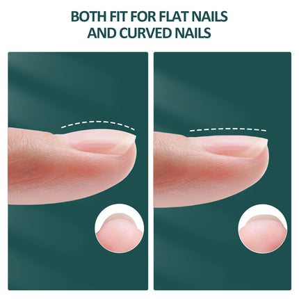 Nailpop Instant Apex Nail Tips Pro Thick Extensions DIY by zapcart