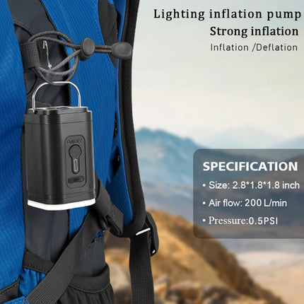 Cauzyart Wireless Portable Air Pump for Camping Inflatables by zapcart