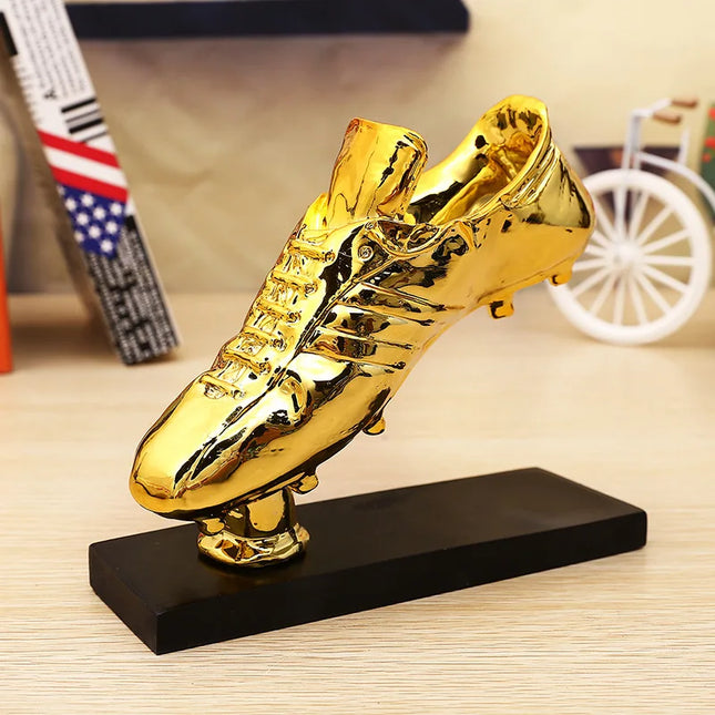 Choice Golden Boot Award Gold Plated Trophy Football Fans by zapcart