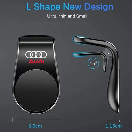 Audi Magnetic Car Phone Holder For S Line Secure Clip Mount