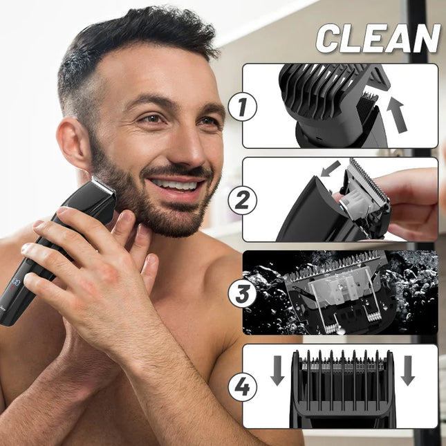 Sejoy Electric Hair Clipper Kit For Men Rechargeable