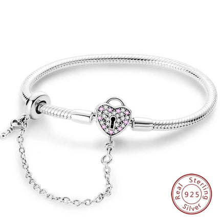 IQMAC Original Sterling Silver 925 Charm Bracelet For Women by zapcart