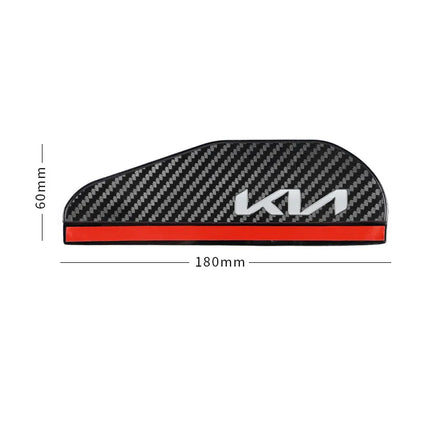 Choice Rearview Mirror Rain Eyebrow Shield Kia Models by zapcart