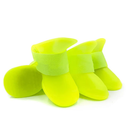 Pet Waterproof Rain Boots Anti Slip For Dogs And Cats by zapcart