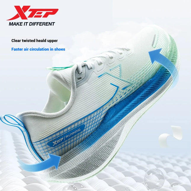 Xtep Kunpeng Men's Running Shoes Breathable Cushioning by zapcart