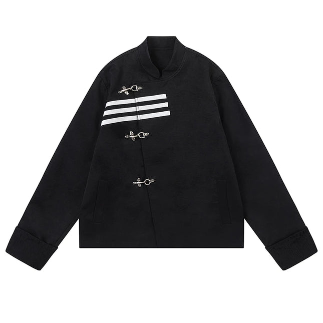 Oversized Chinese Style Womens Blazer For Daily Elegance by zapcart