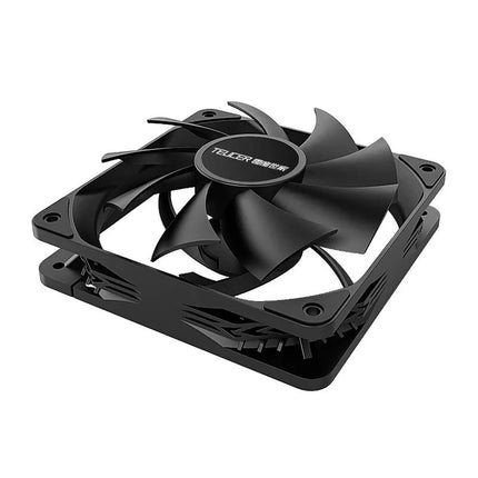 TEUCER 120mm PWM Case Fan Silent CPU Cooler For PC Builders by zapcart