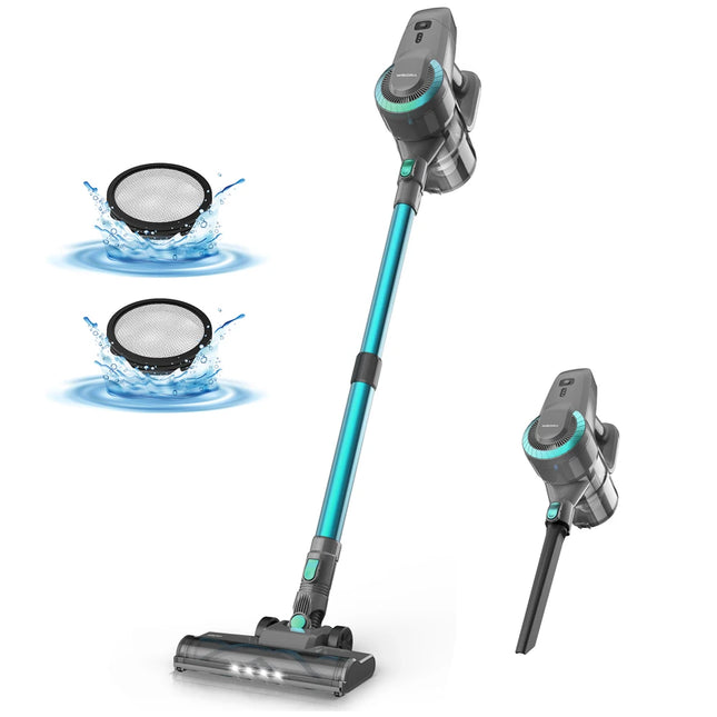 YISORA N300 Cordless Vacuum For Pet Hair 20Kpa Lightweight by zapcart