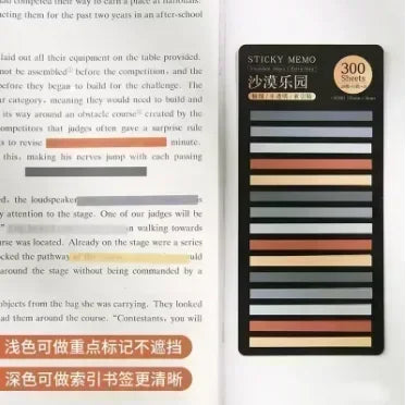 Moonbiffy Waterproof Index Tabs Sticky Notes for Students by zapcart